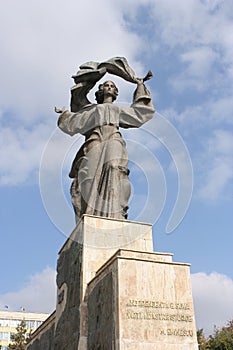 Iasi city statue Romania