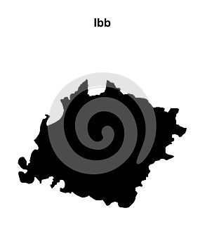 Ibb outline map