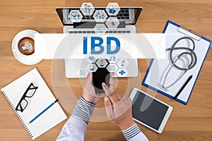 IBD - Inflammatory Bowel Disease. Medical Concept