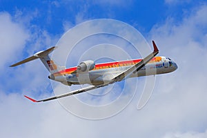 Iberia Regional aircraft taking off