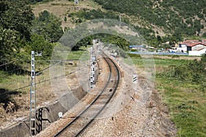 Iberian gauge railway photo