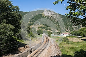 Iberian gauge railway photo