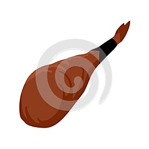 Iberian ham illustration