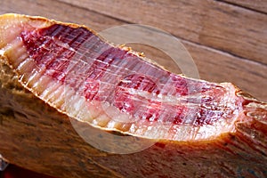 Iberian ham pata negra from Spain photo