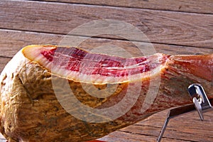 Iberian ham pata negra from Spain photo