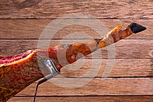 Iberian ham pata negra from Spain