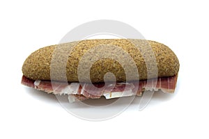 Iberian Ham sandwich on wholemeal bread