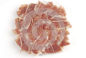 Iberian ham strips photo