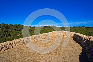 Iberians ruins in Vallesa of Paterna