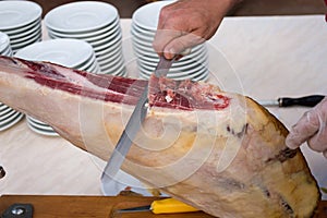 Iberic ham cutter
