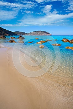 Ibiza Aigues Blanques Aguas Blancas Beach at Santa Eulalia