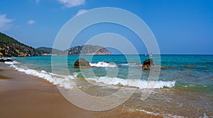 Ibiza beach Aigua blanca in Santa Eulalia