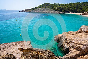 Ibiza Cala Salada and Saladeta in Balearics