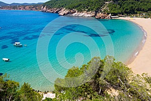 Ibiza caleta de Sant Vicent cala San vicente san Juan photo