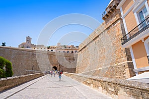 Ibiza door to Dalt Vila of Portal ses Taules