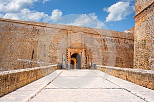 Ibiza door to Dalt Vila of Portal ses Taules