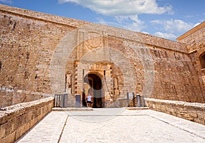 Ibiza door to Dalt Vila of Portal ses Taules