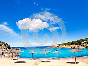 Ibiza island Canal d en Marti Pou des Lleo beach