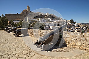 Ibiza old town historic fortress