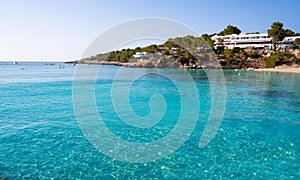 Ibiza Portinatx Arenal Gran beach in Balearics photo