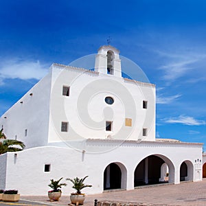 Ibiza Sant Josep de sa Talaia white church photo