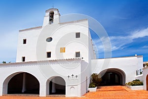 Ibiza Sant Josep de sa Talaia white church photo