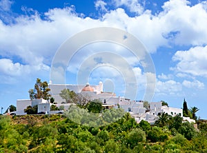Ibiza Santa Eulalia des Riu with houses photo