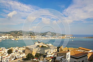 Ibiza serie Dalt Vila harbour photo