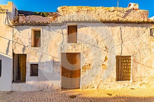 Ibiza, typical street of Eivissa