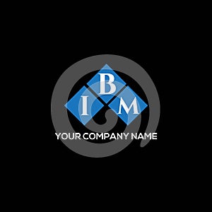 IBM letter logo design on BLACK background. IBM creative initials letter logo concept. IBM letter design