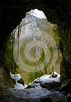 Ibon Cave. This cave is located near Isaba in the Roncal Valley, Navarra photo