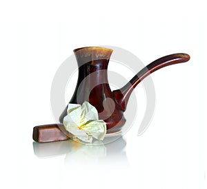 Ibrik and chocolate candy