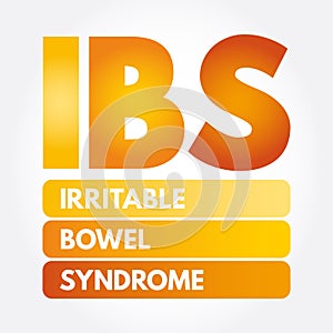 IBS - Irritable Bowel Syndrome acronym