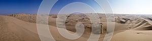 Ica desert panorama, Peru photo