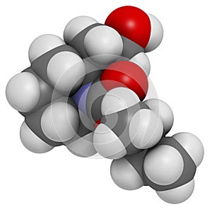 Icaridin picaridine insect repellent molecule. photo