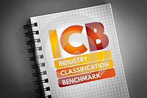 ICB - Industry Classification Benchmark acronym