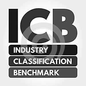 ICB - Industry Classification Benchmark acronym