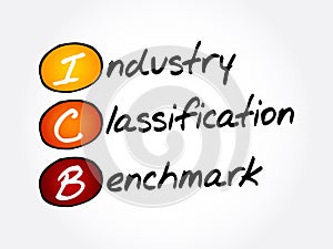 ICB - Industry Classification Benchmark acronym