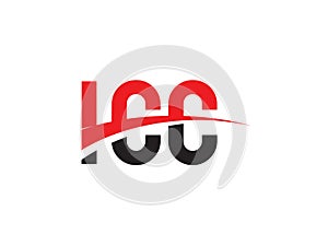 ICC Letter Initial Logo Design Vector Illustration