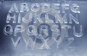 Ice Alphabet