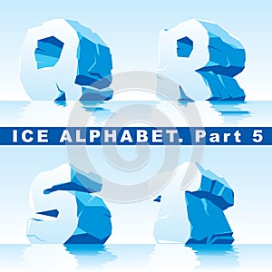 Ice alphabet. Part 5