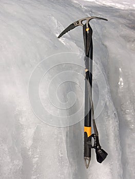 Ice axe.
