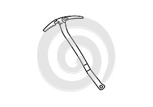 Ice axe drawing