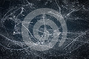 Ice background. ice surface texture