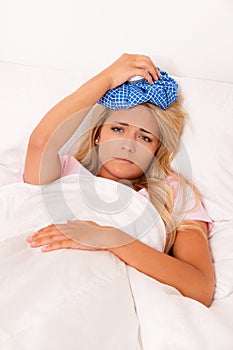 Ice bag for headaches and migraines