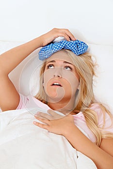 Ice bag for headaches and migraines