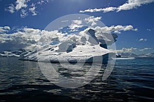 Ice berg antarctica photo