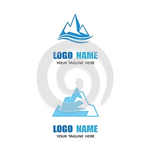 Ice berg Logo Template vector symbol nature photo