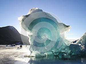 Ice berg in Mendenhall Lake