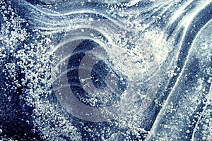 Ice blue bubble texture